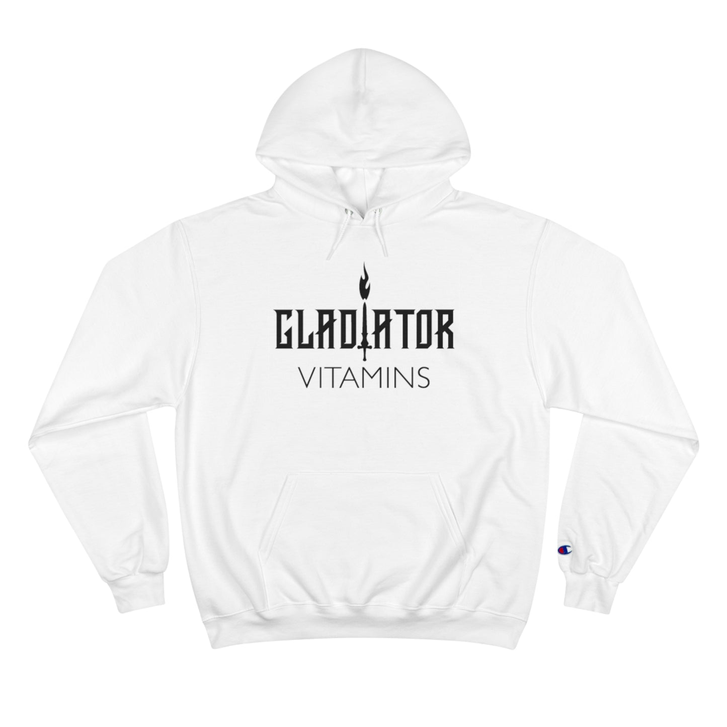 Gladiator Vitamins | Champion Hoodie | Upgrade your wardrobe with the Champion Hoodie. 50% cotton and 50% polyester, this hoodie features Champion’s Double Dry® technology, & spacious pocket. | $49.99 | Gladiator Vitamins