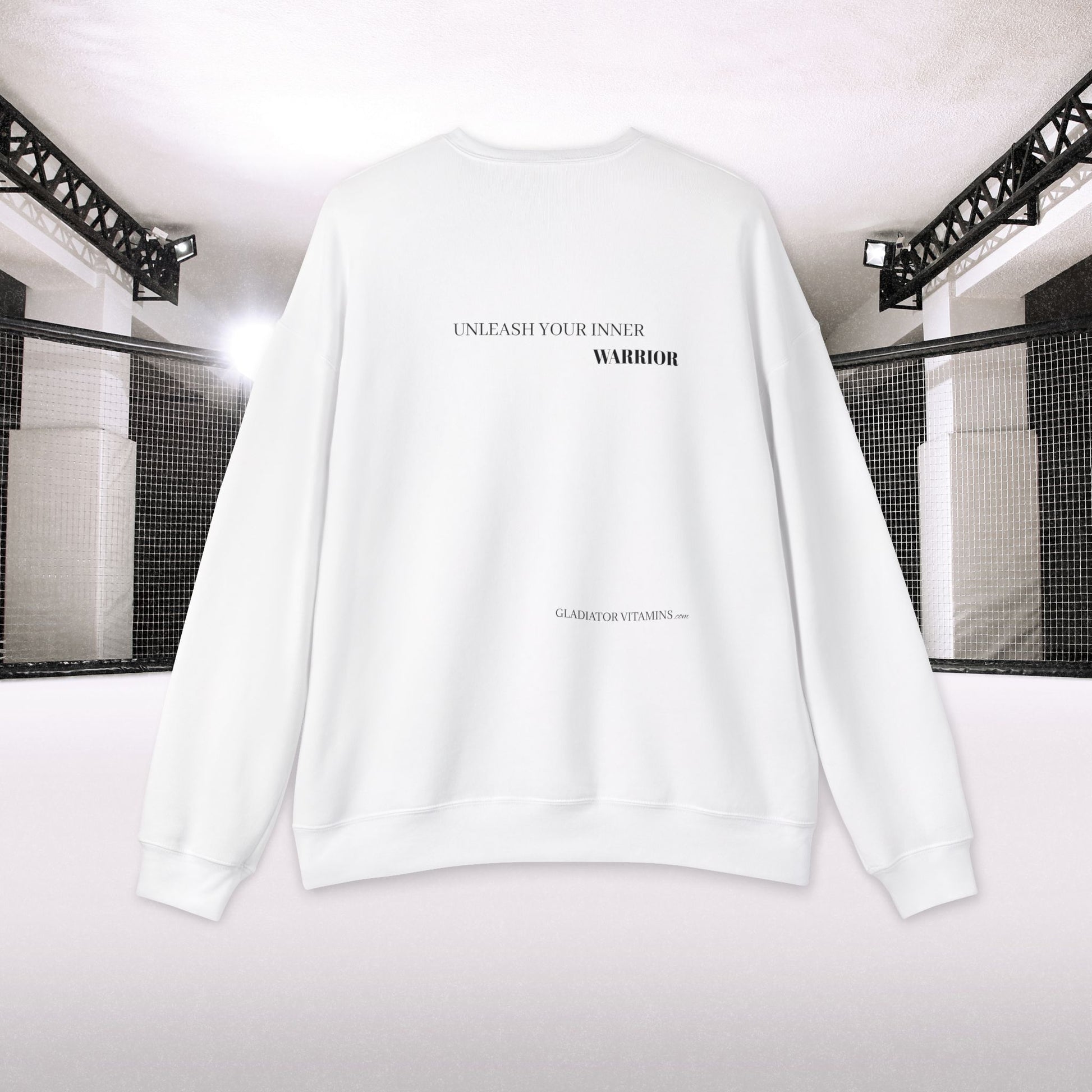 Gladiator Vitamins | Unisex Crew Neck Sweater | Stay cozy and stylish with the Gladiator Vitamins Crew Neck Sweater. Made from a soft cotton-polyester blend, it offers warmth and durability. | $39.99 | Gladiator Vitamins