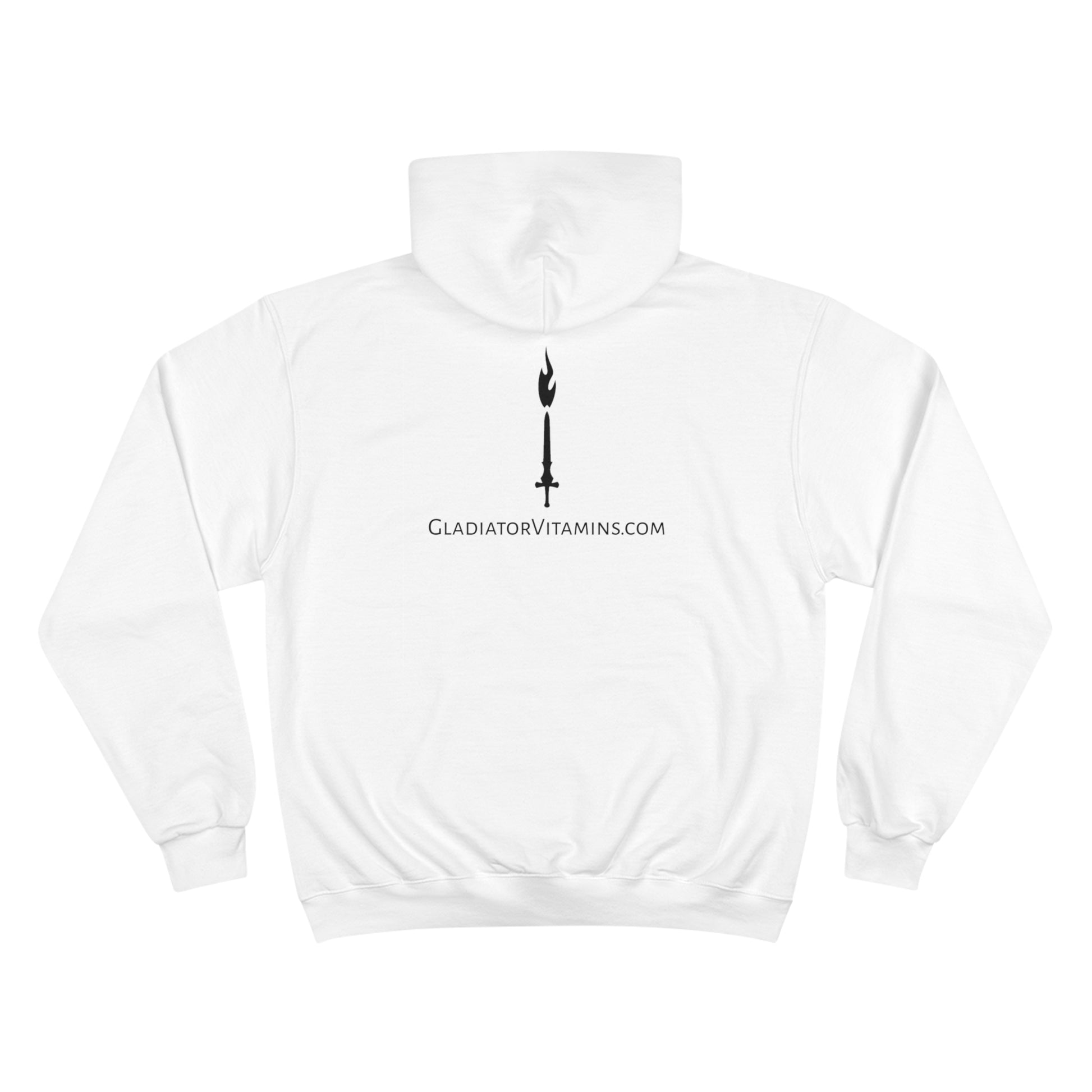 Gladiator Vitamins | Champion Hoodie | Upgrade your wardrobe with the Champion Hoodie. 50% cotton and 50% polyester, this hoodie features Champion’s Double Dry® technology, & spacious pocket. | $49.99 | Gladiator Vitamins