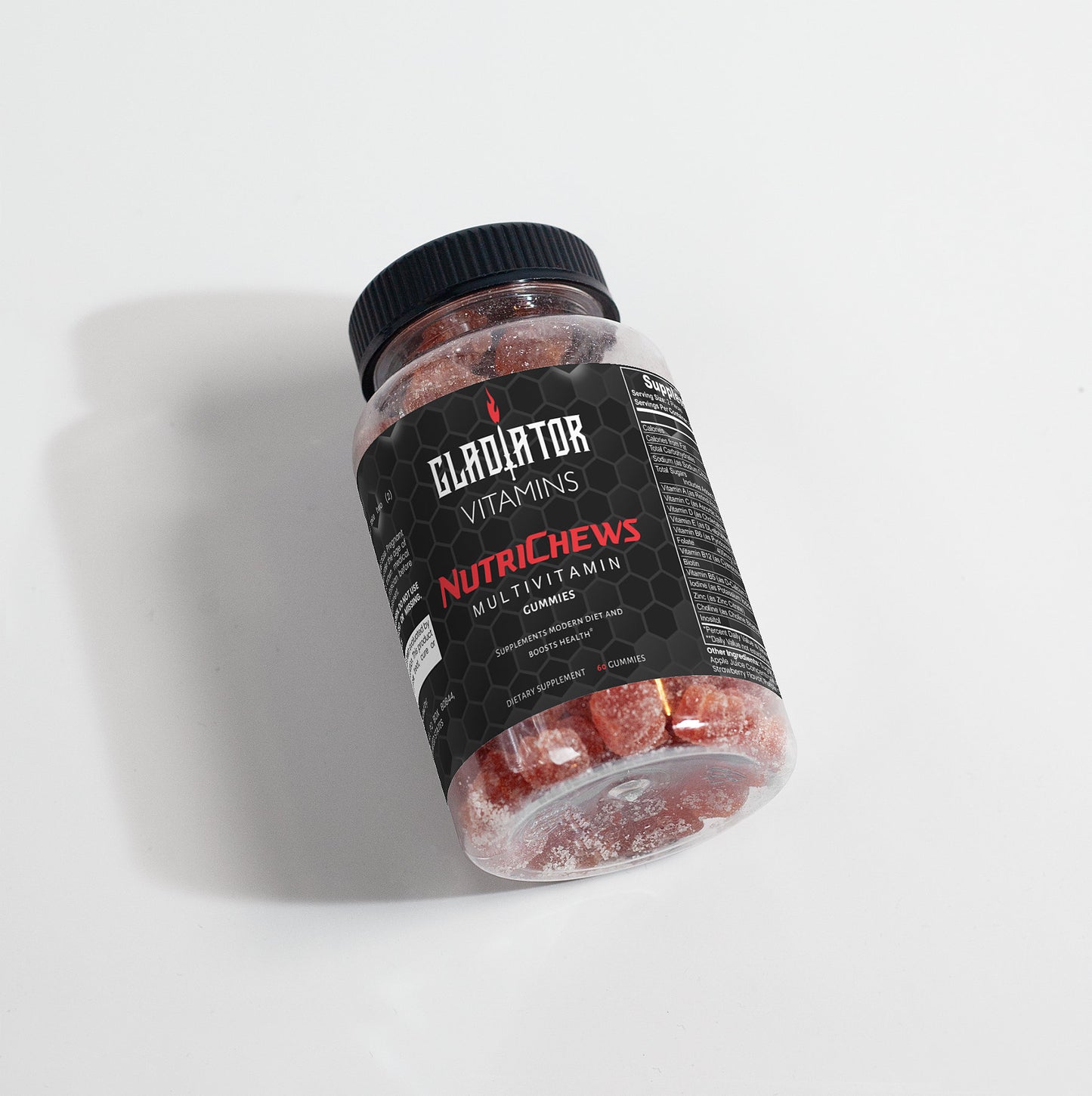 NutriChews | Multivitamin Bear Gummies | Enjoy NutriChews Multivitamin Bear Gummies for balanced nutrition. Address vitamin deficiencies, supporting sleep, heart health, muscle strength, and mood. | $20.99 | Gladiator Vitamins