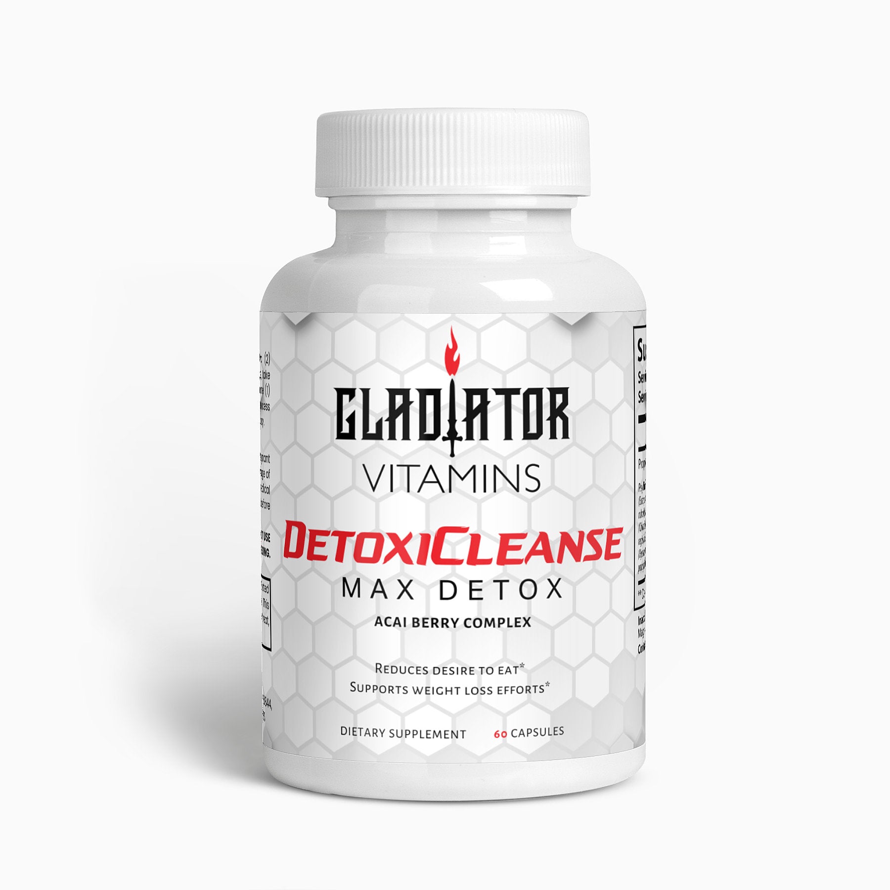 DetoxiCleanse | Max Detox Acai Berry Complex | Rejuvenate your body – a holistic detox formula supporting liver function, boosting immunity, and enhancing overall well-being from the comfort of home. | $20.99 | Gladiator Vitamins