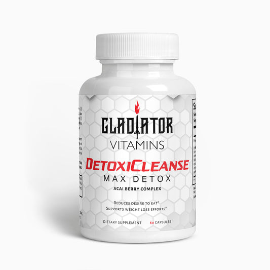 DetoxiCleanse | Max Detox Acai Berry Complex | Rejuvenate your body – a holistic detox formula supporting liver function, boosting immunity, and enhancing overall well-being from the comfort of home. | $20.99 | Gladiator Vitamins