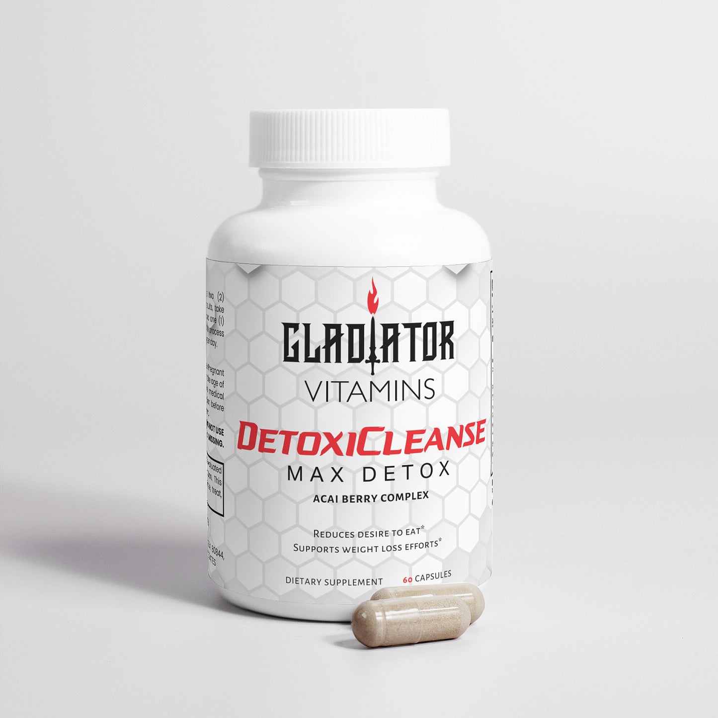 DetoxiCleanse | Max Detox Acai Berry Complex | Rejuvenate your body – a holistic detox formula supporting liver function, boosting immunity, and enhancing overall well-being from the comfort of home. | $20.99 | Gladiator Vitamins