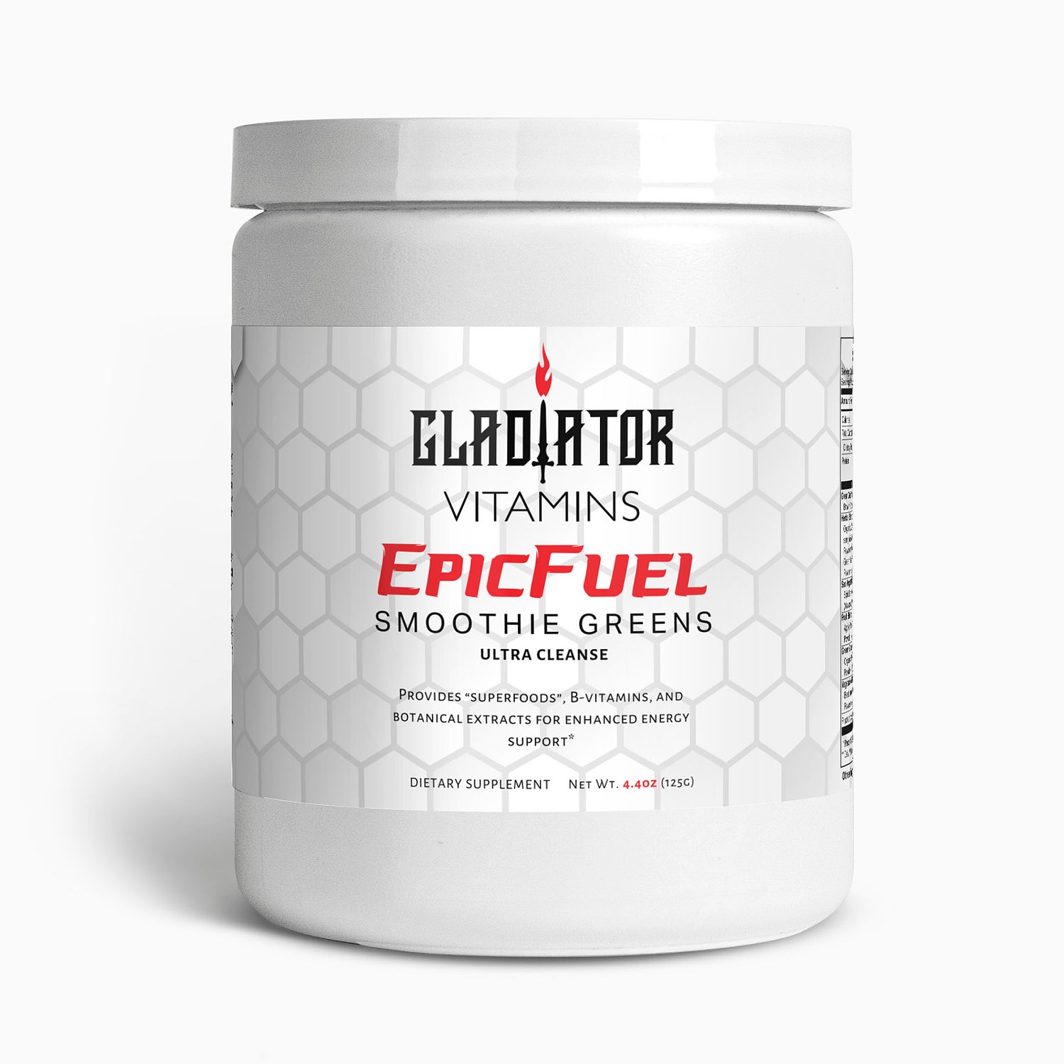 EpicFuel | Ultra Cleanse Smoothie Greens | Ignite your vitality with EpicFuel. Organic grasses, superfoods, and B-Vitamins, offers broad-spectrum nutrients for optimal mental & physical health. | $34.99 | Gladiator Vitamins