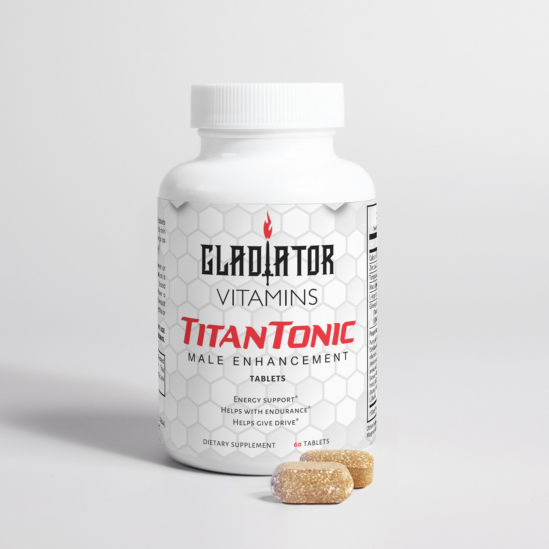 TitanTonic | Male Enhancement - Peak Performance Enhancer | Elevate male vitality with TitanTonic Male Enhancement – a powerful blend of herbs and nutrients designed to support peak performance and overall well-being. | $24.99 | Gladiator Vitamins