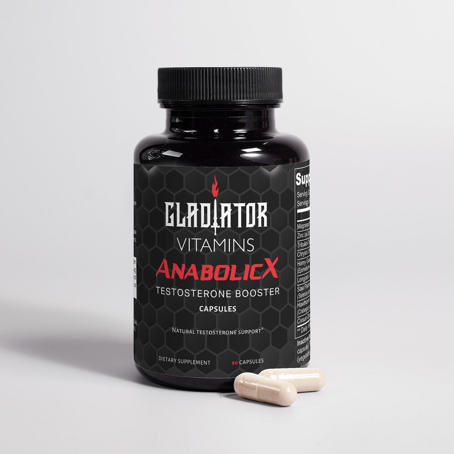 AnabolicX | All Natural Alpha energy | Unleash Your Potential with AnabolicX All Natural Testosterone Booster – Optimize Muscle Growth, Strength, and Vitality with Natural Hormone Support. | $27.99 | Gladiator Vitamins