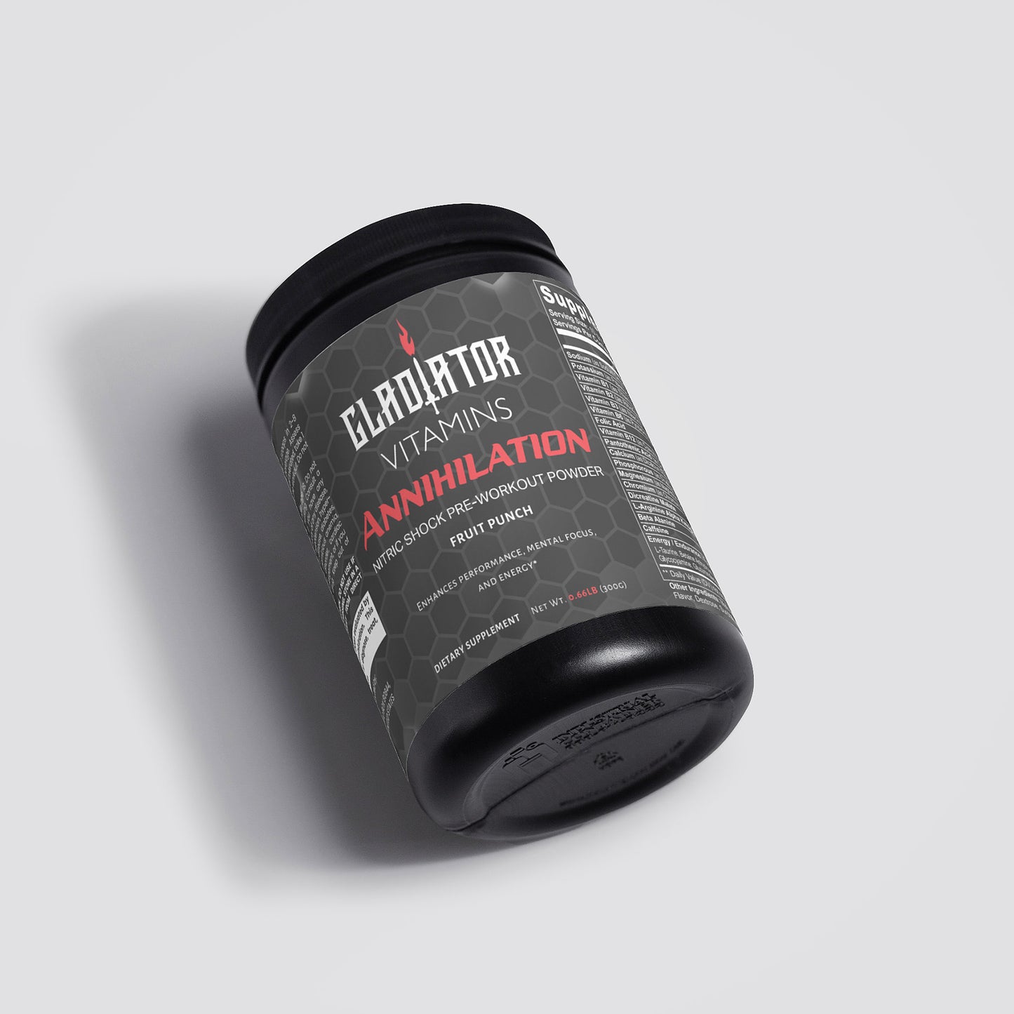 Annihilation | Nitric Shock Pre-Workout Powder (Fruit Punch)