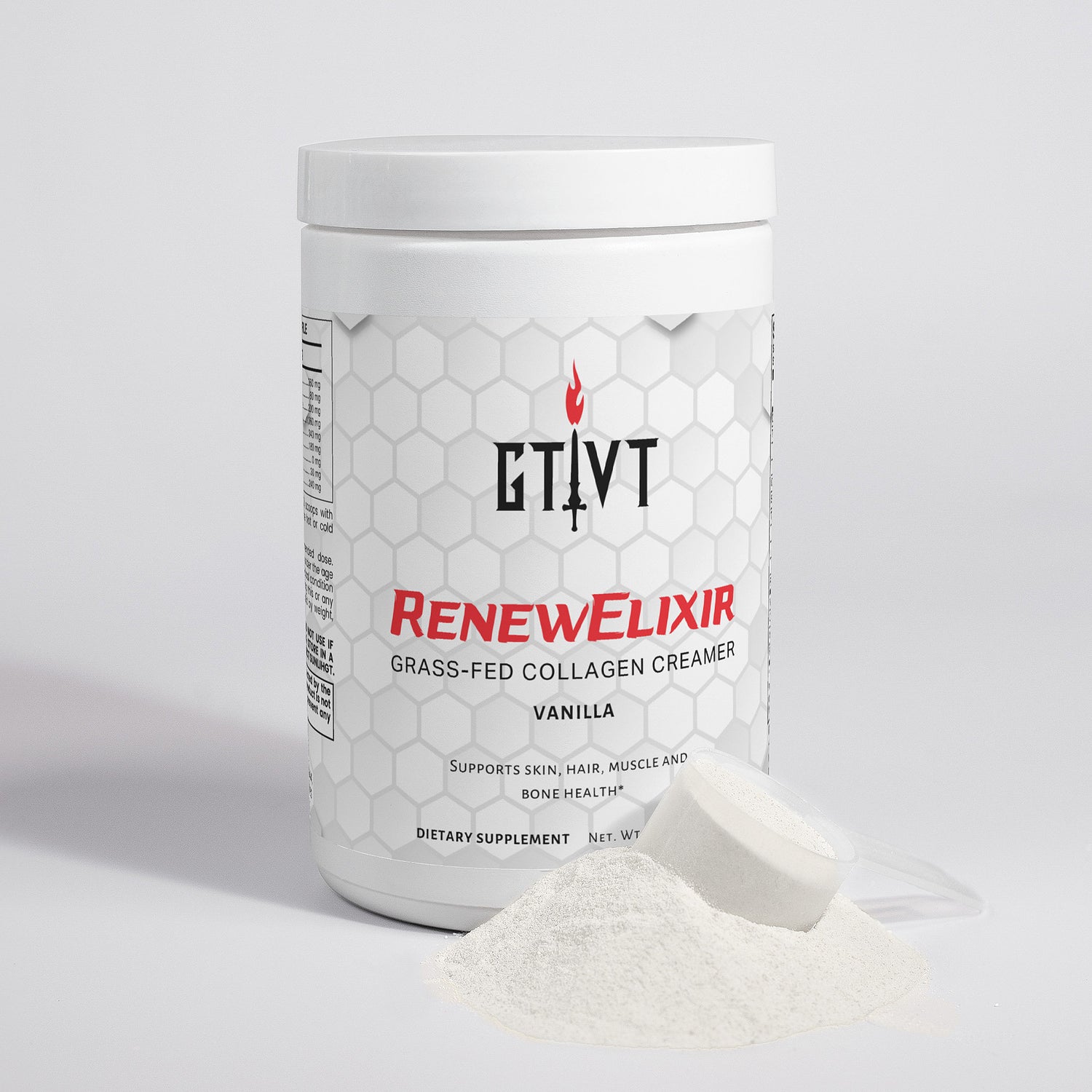 RenewElixir | Grass-Fed Hydrolyzed Collagen Creamer (Vanilla)