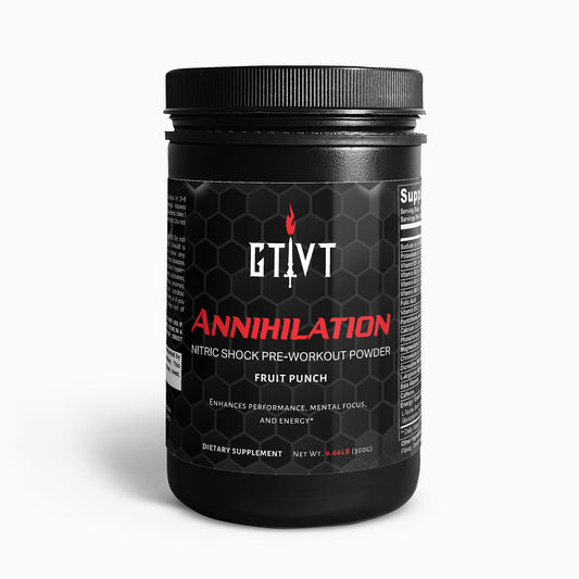 Annihilation | Nitric Shock Pre-Workout Powder (Fruit Punch)