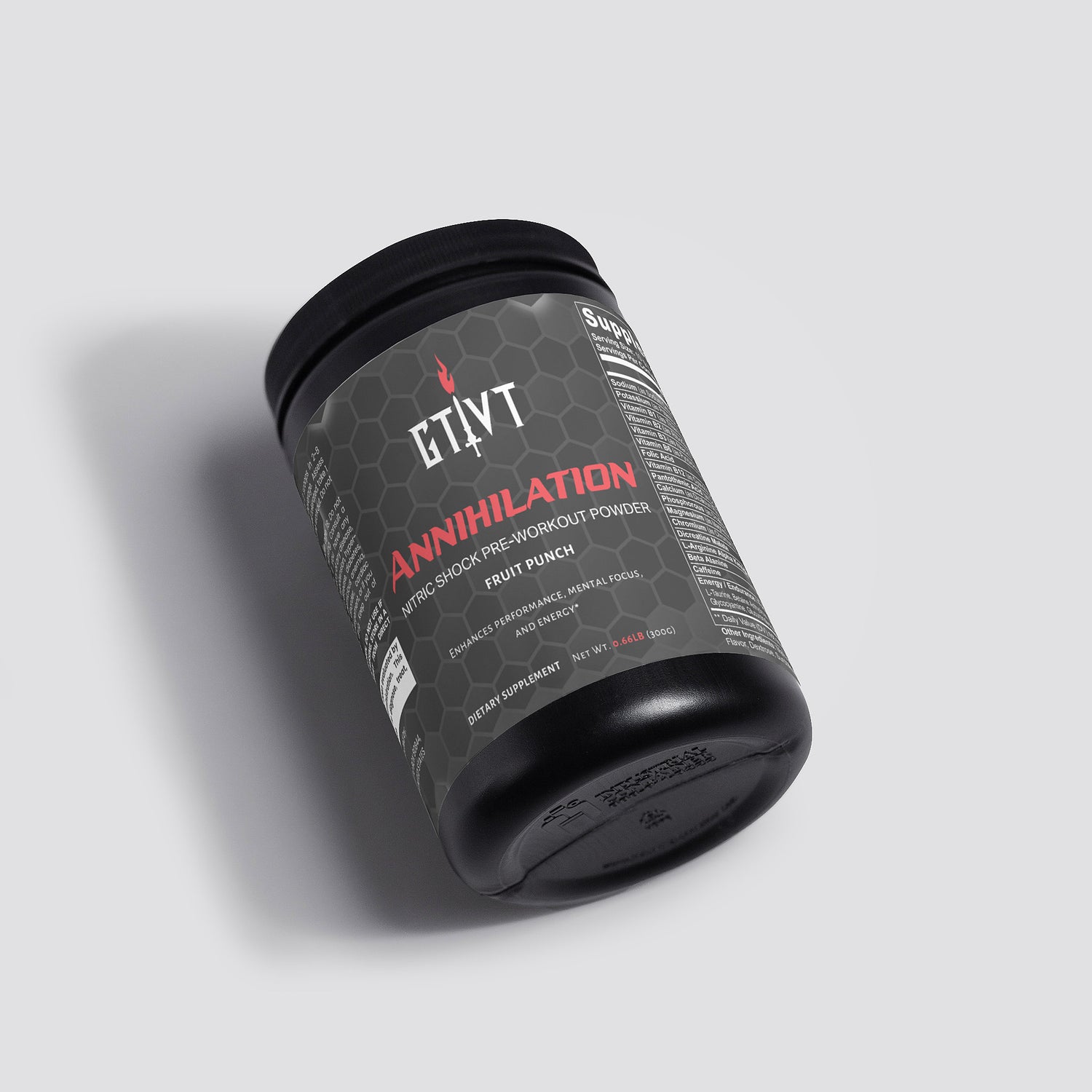 Annihilation | Nitric Shock Pre-Workout Powder (Fruit Punch)