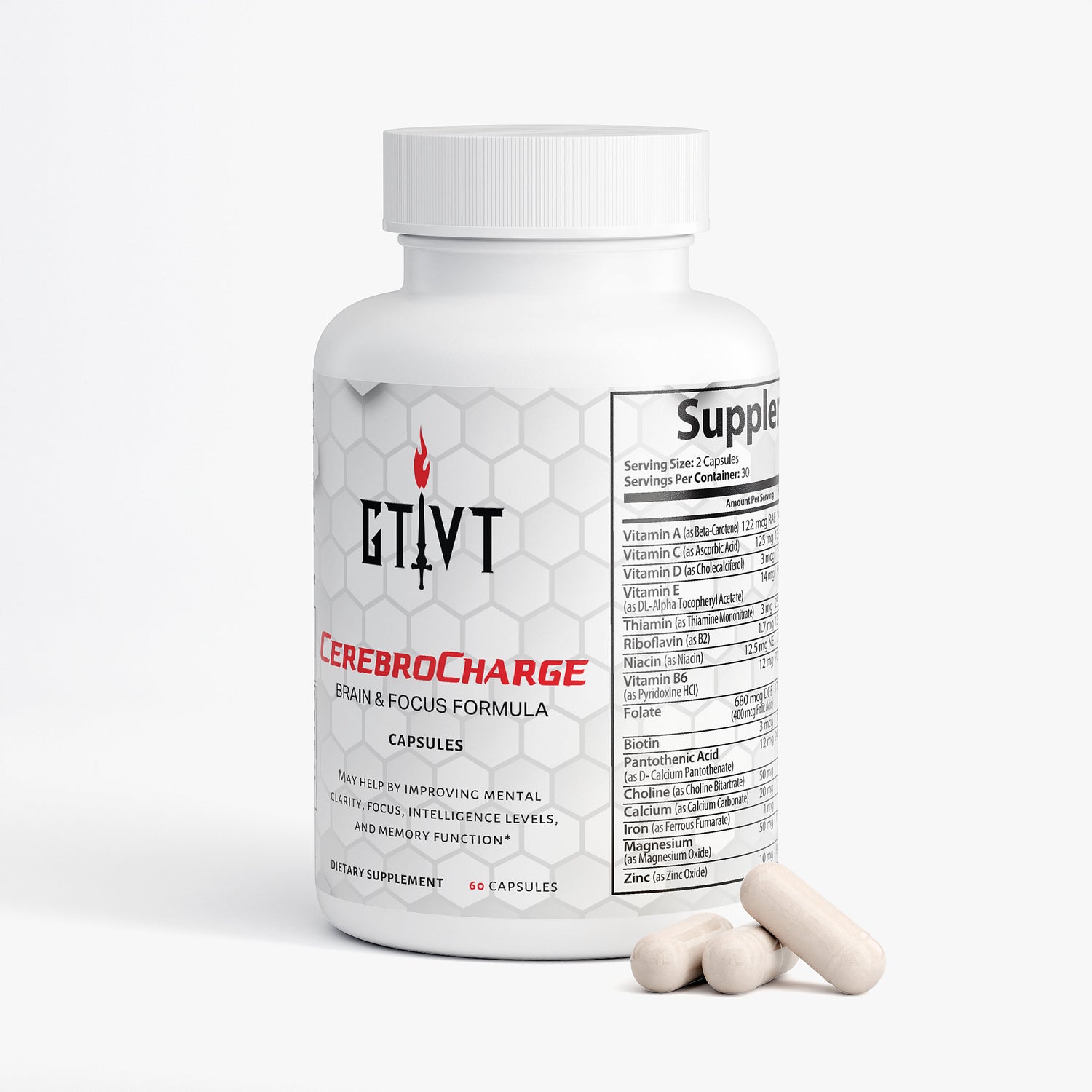 CerebroCharge | Nootropic Brain & Focus Formula