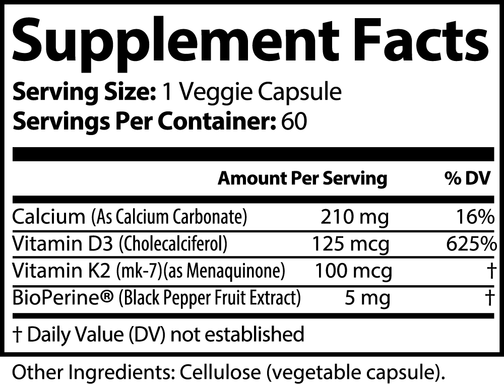 SolarMax | Vitamin D + K2 Bone & Heart Support | Enhance bone and heart health with SolarMax – a potent blend of Vitamin D3 and K2 for optimal calcium absorption and cardiovascular support. | $18.99 | Gladiator Vitamins