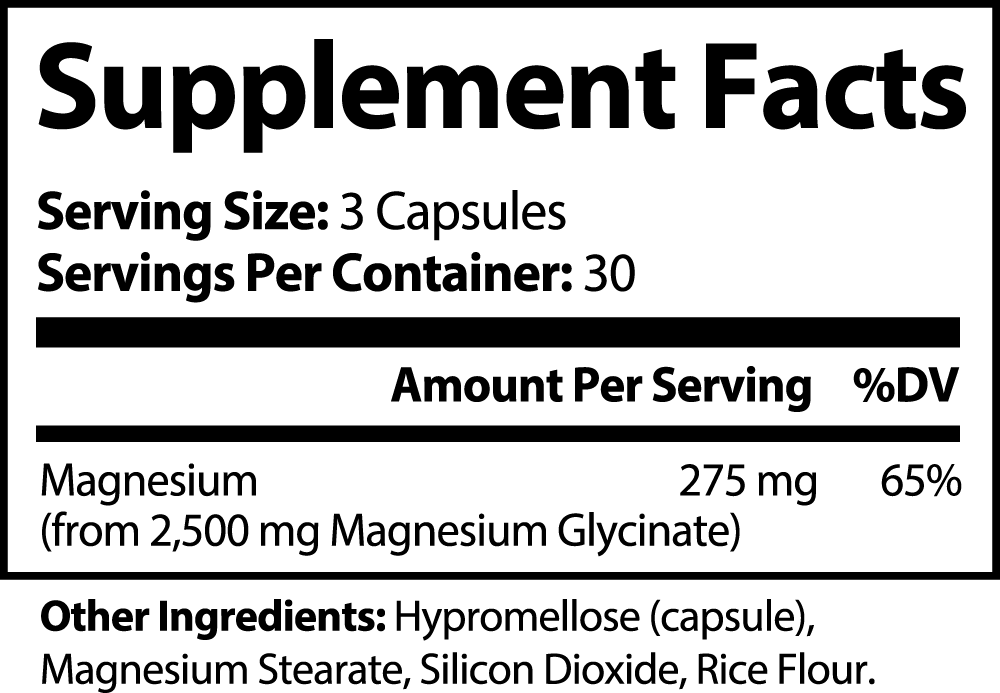 PureVital | Magnesium Glycinate | Replenish and relax with PureVital Magnesium Glycinate. Address common deficiencies, improve sleep, and reduce stress with this highly bioavailable supplement. | $22.99 | Gladiator Vitamins