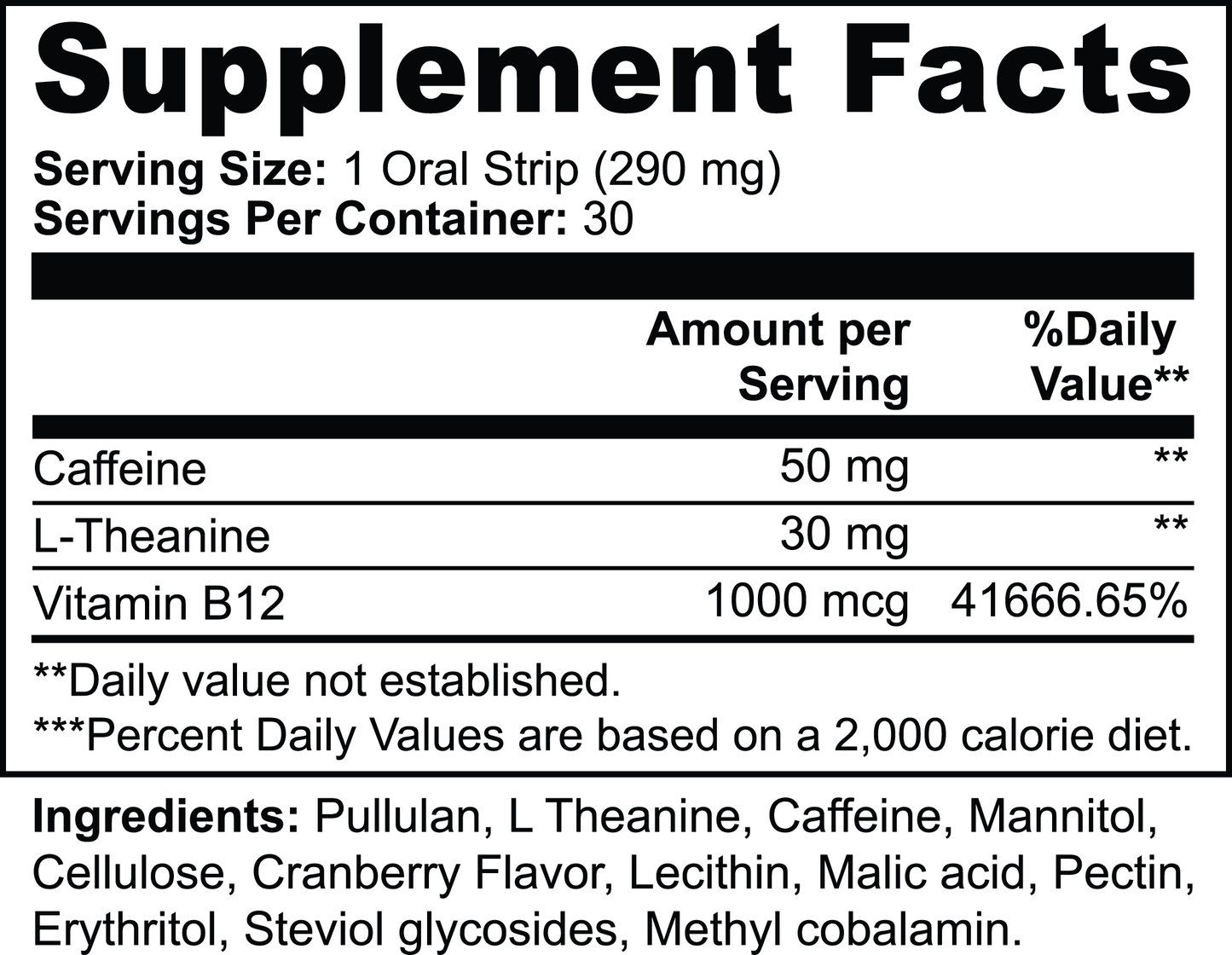 QuickCharge | Energy Strips (Cranberry) | Boost energy with QuickCharge. Cranberry-flavored and packed with Green Tea Caffeine, L-Theanine, and Vitamin B12 for sustained focus and endurance. | $24.99 | Gladiator Vitamins