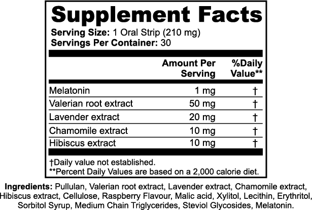 NightBliss | Sleep Strips (Raspberry)