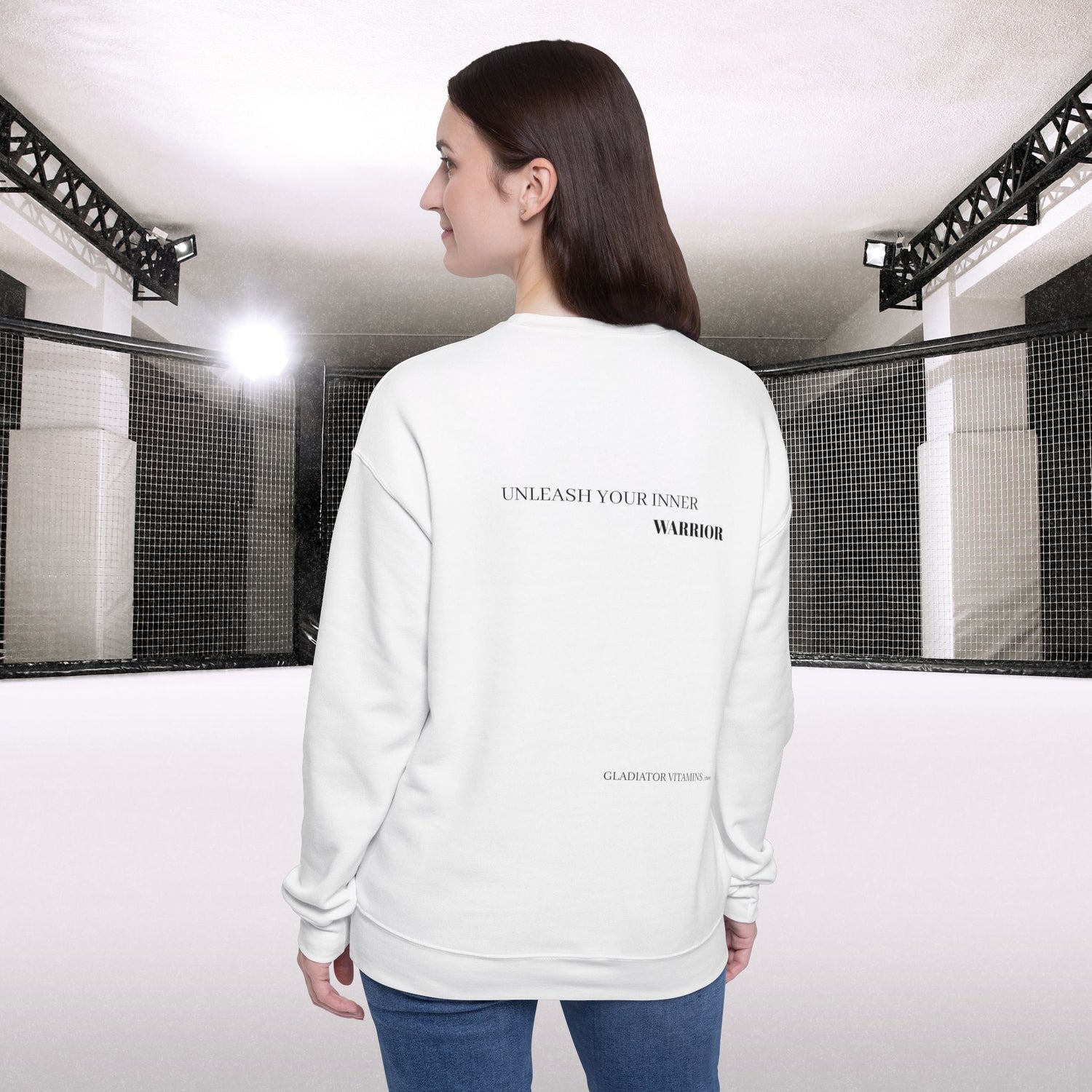 Gladiator Vitamins | Unisex Crew Neck Sweater | Stay cozy and stylish with the Gladiator Vitamins Crew Neck Sweater. Made from a soft cotton-polyester blend, it offers warmth and durability. | $39.99 | Gladiator Vitamins