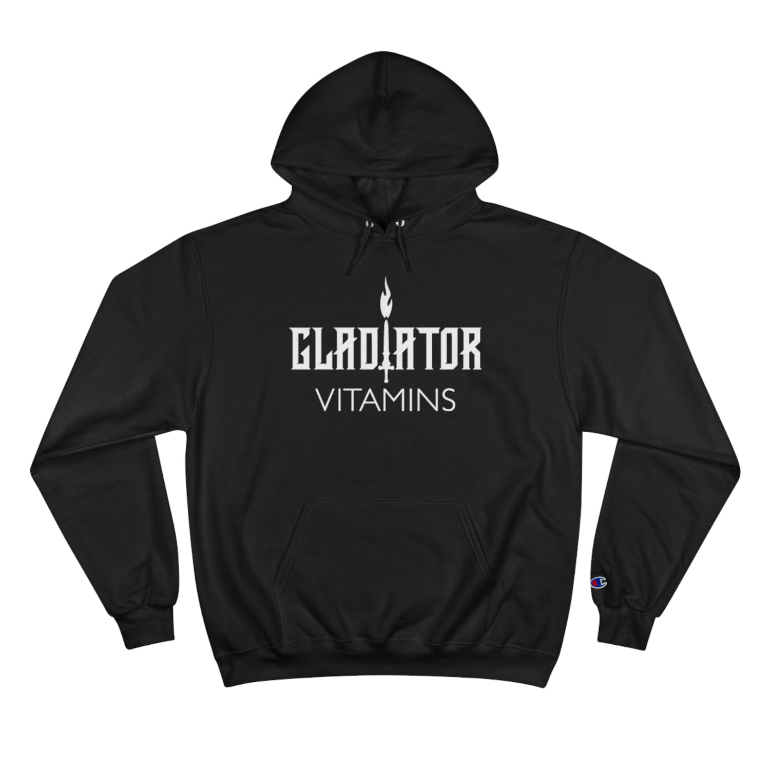 Gladiator Vitamins | Champion Hoodie | Upgrade your wardrobe with the Champion Hoodie. 50% cotton and 50% polyester, this hoodie features Champion’s Double Dry® technology, & spacious pocket. | $49.99 | Gladiator Vitamins